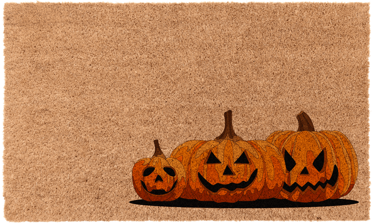 Halloween Pumpkins Doormat - Coir Fiber