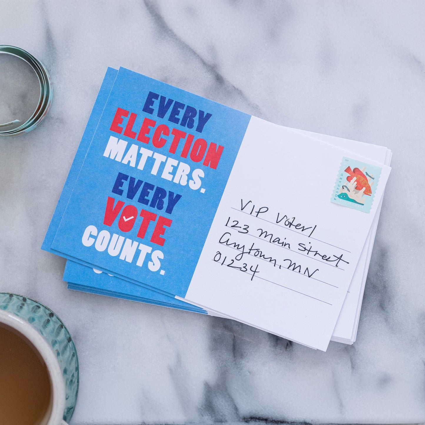Every Election Matters – Blank 4x6 Voter Postcards | Voter Mailbag