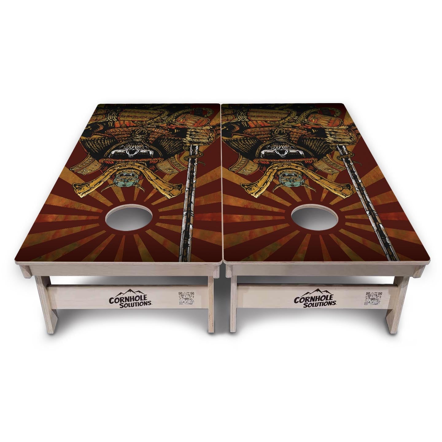 Artist Series Cornhole Boards - Professional Tournament Series - Samurai