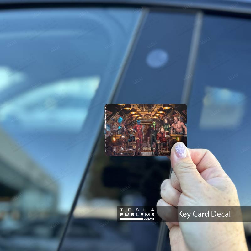 Avengers Guardians of The Galaxy Keycard Decal