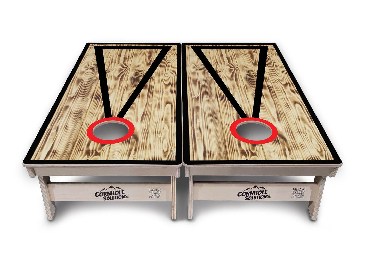 Burnt Triangle Cornhole Boards - Professional Tournament Series
