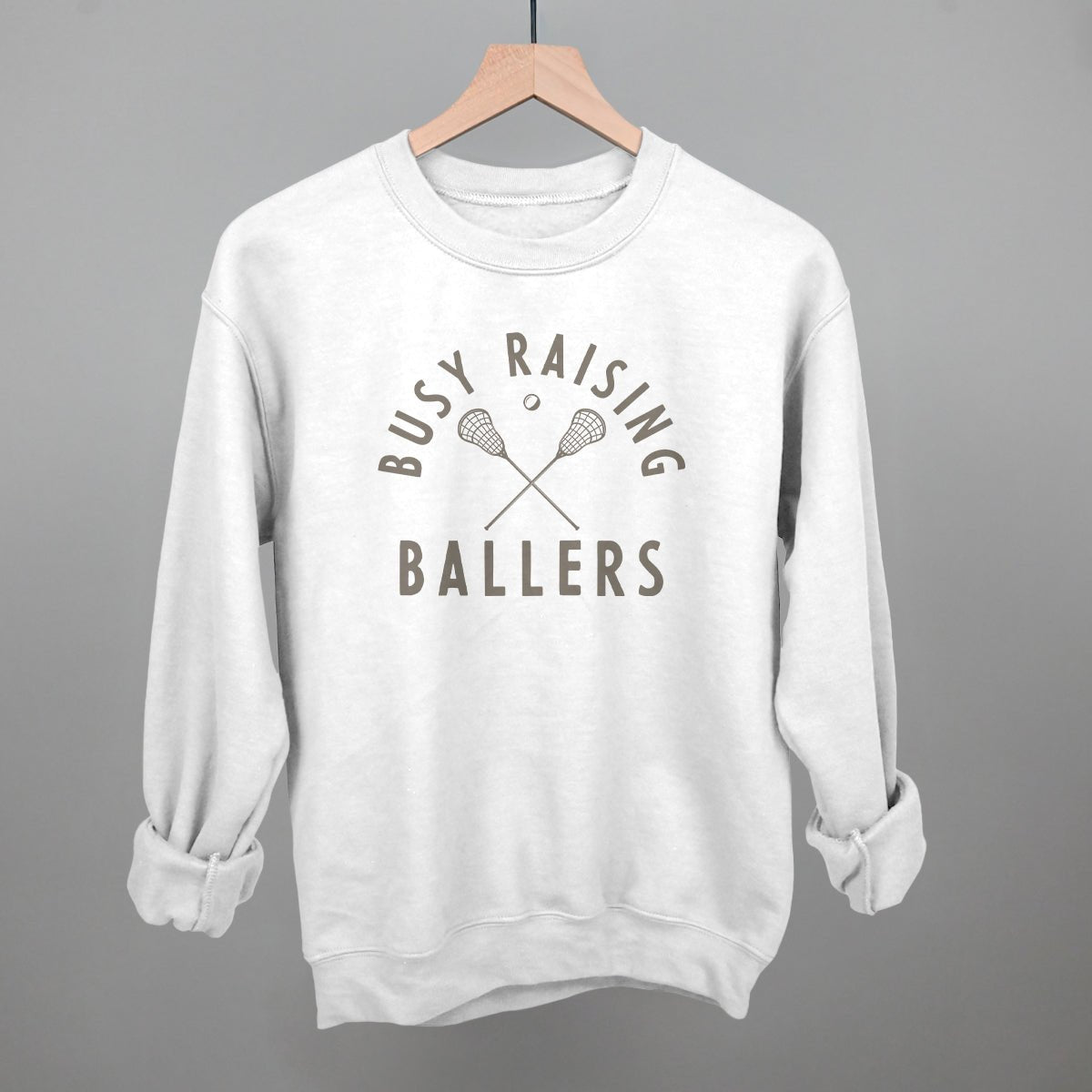 Busy Raising Ballers Lacrosse T-shirt