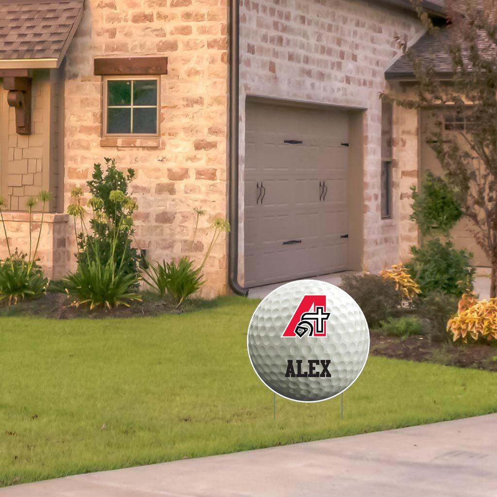 Custom 22" Golf Ball Team Yard Signs