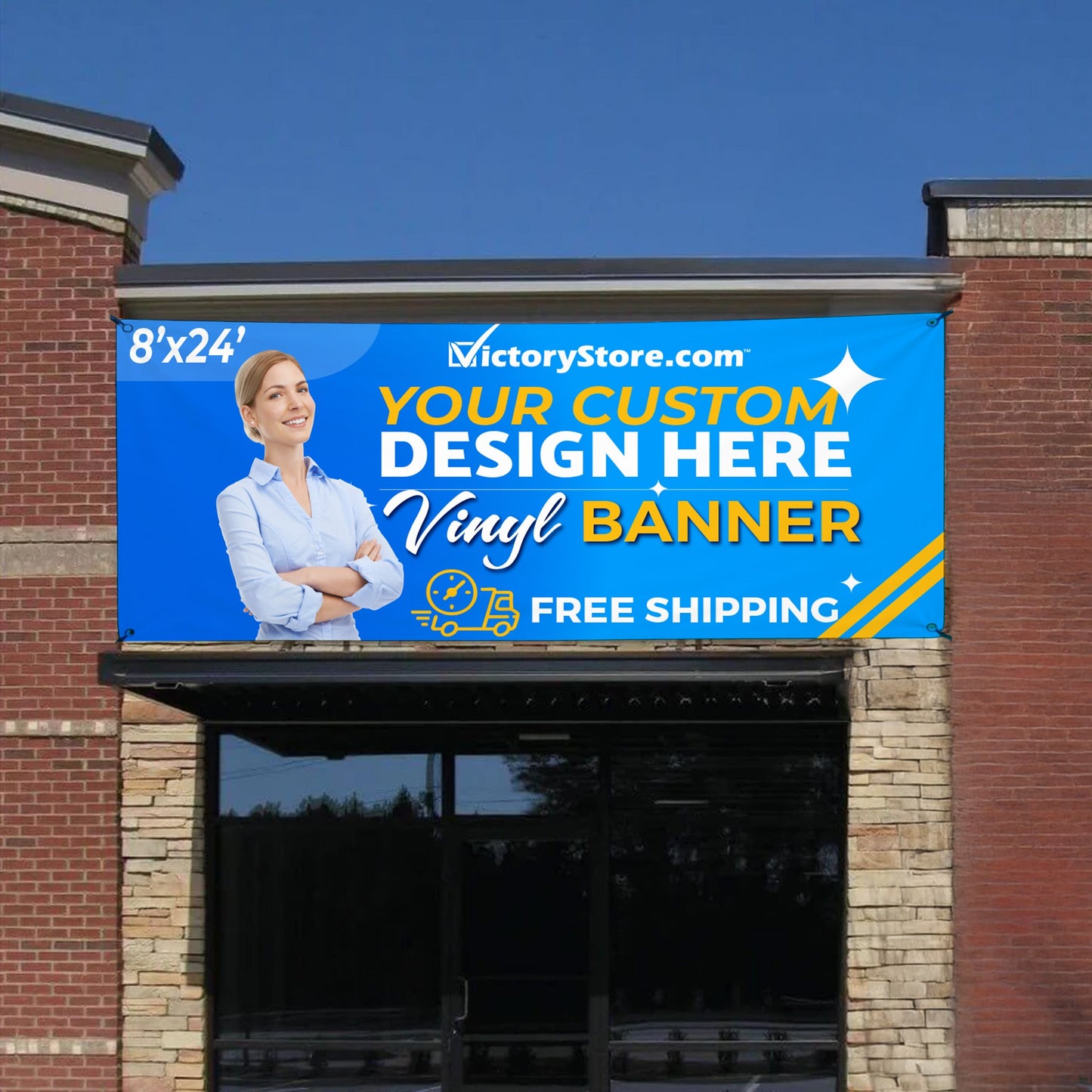 Custom 8'x24' Vinyl Banner