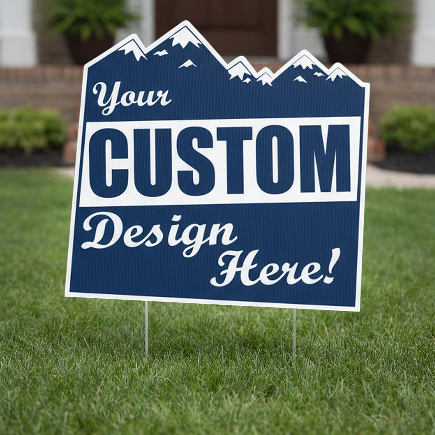 Custom - Colorado - State Shaped Yard Signs