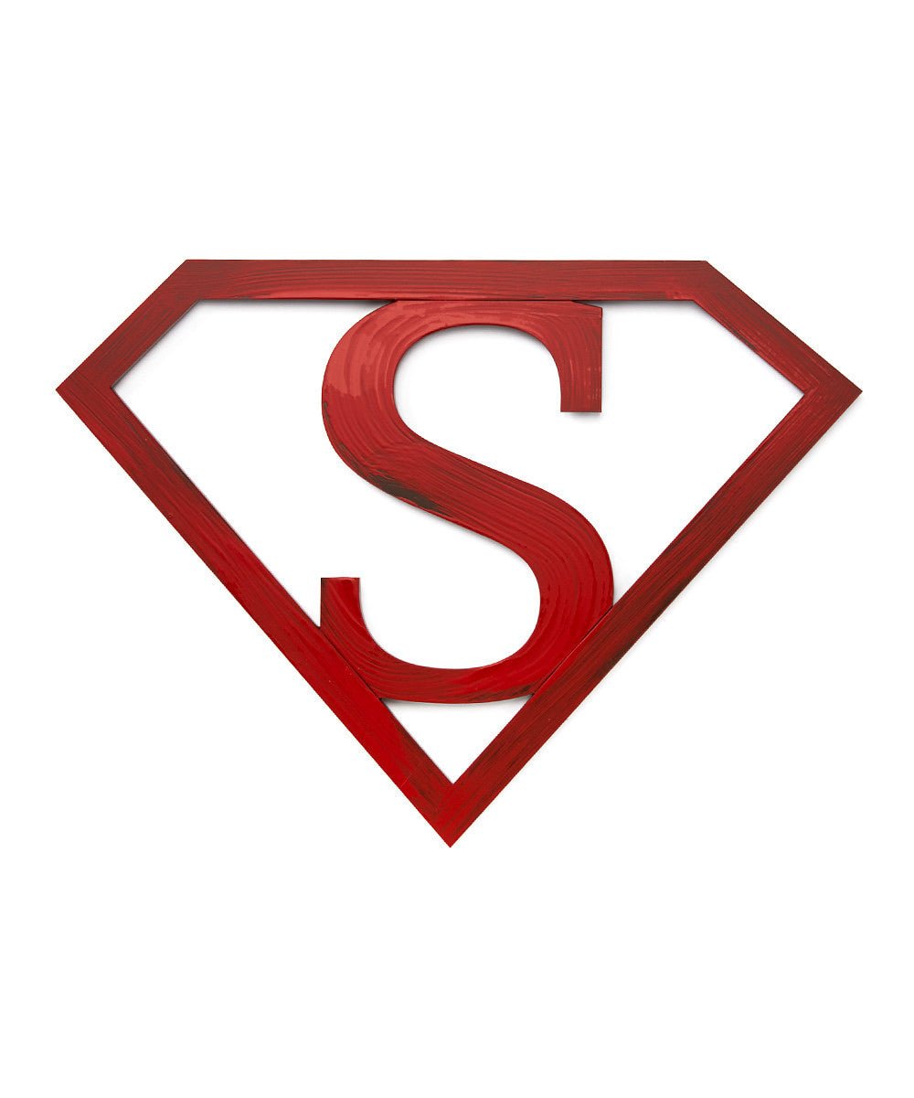 Custom Initial Superman Inspired Wall Decor