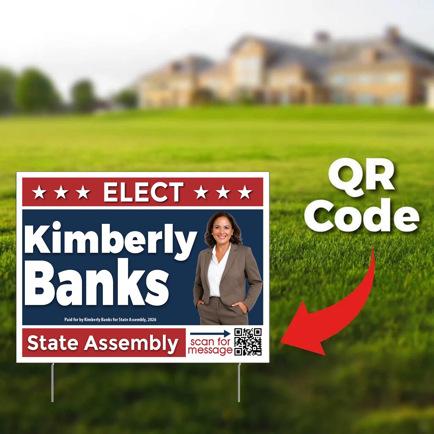 Custom Political 18"x24" Yard Signs