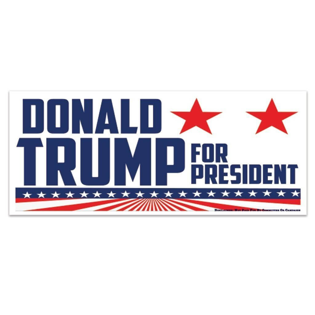 Donald Trump - 3.75" x 9" Bumper Magnet