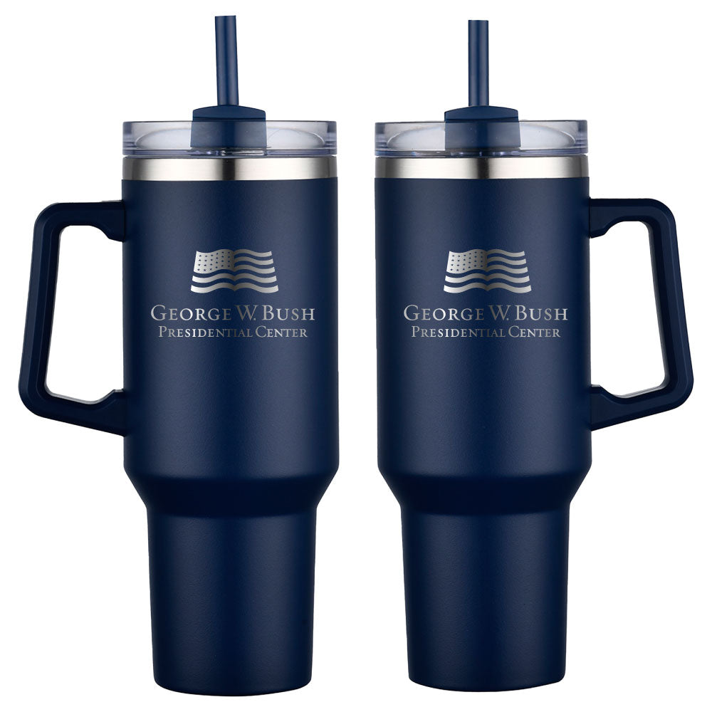 Bush Center 40oz. Vacuum Insulated Travel Mug with Straw