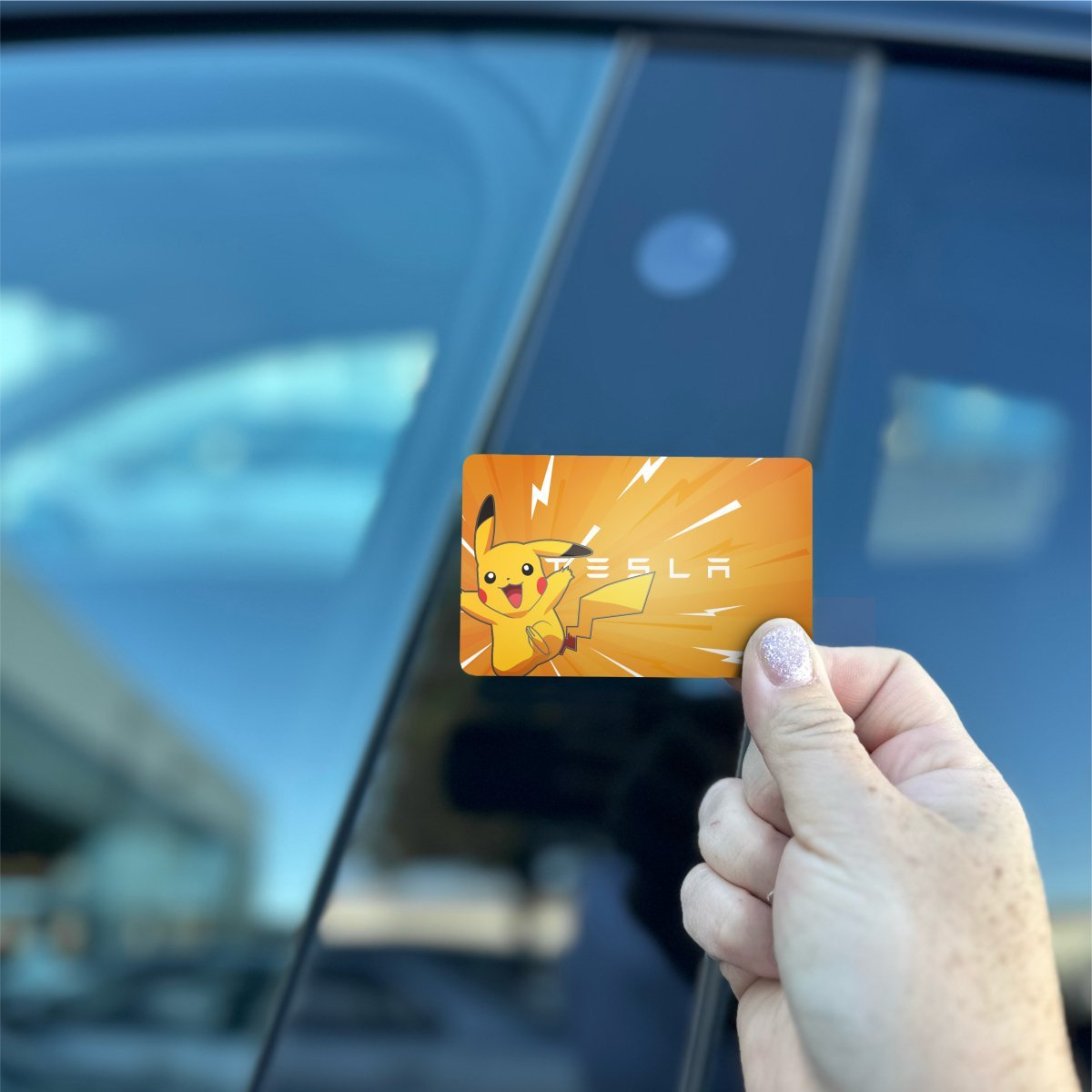 Electric Terrain Pikachu Tesla Keycard Wrap