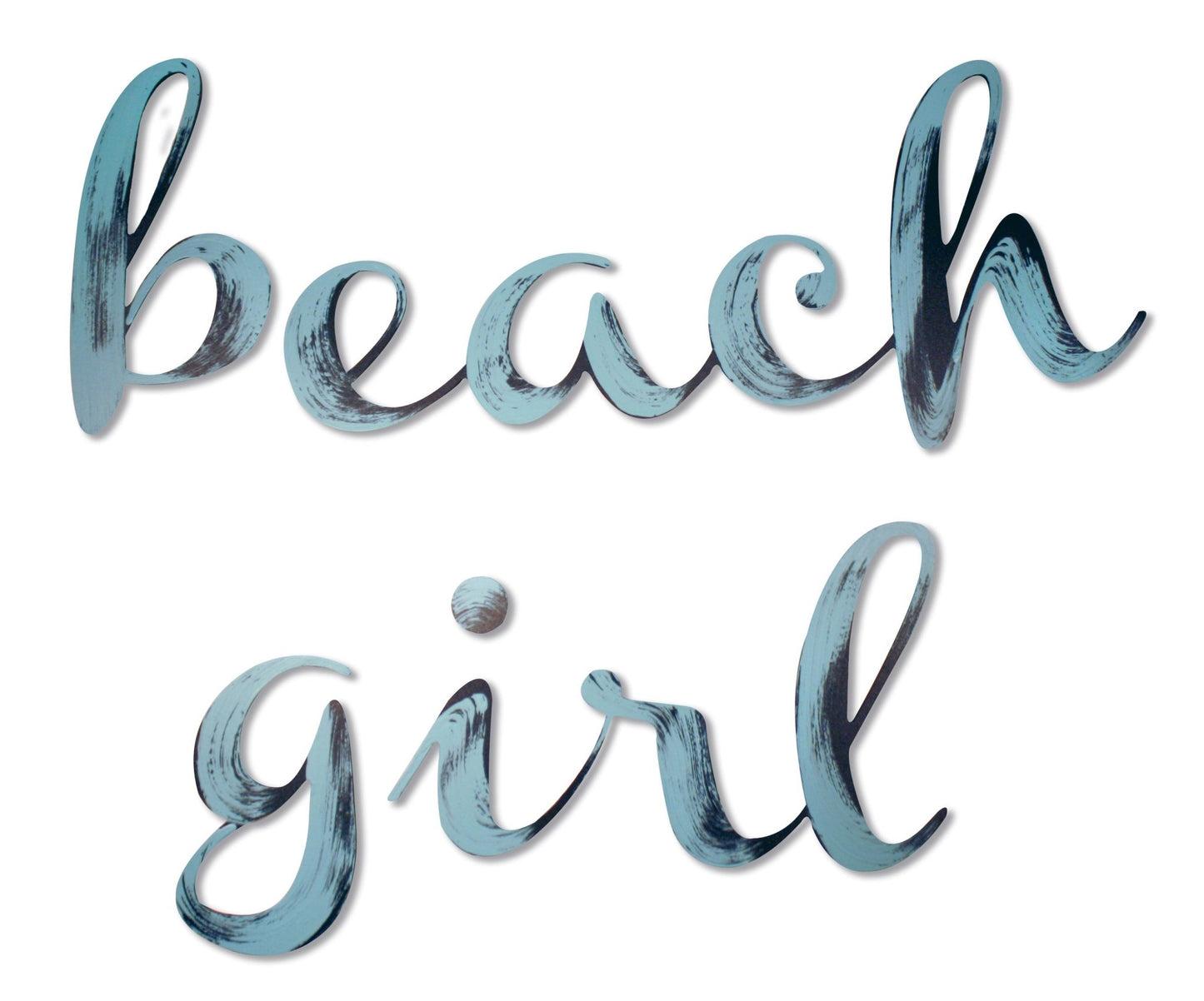 Hand Painted beach girl Wall Decor