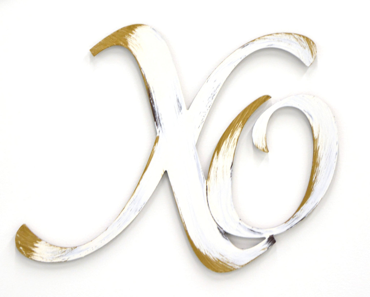 Hand Painted Swanky XO Wall Decor