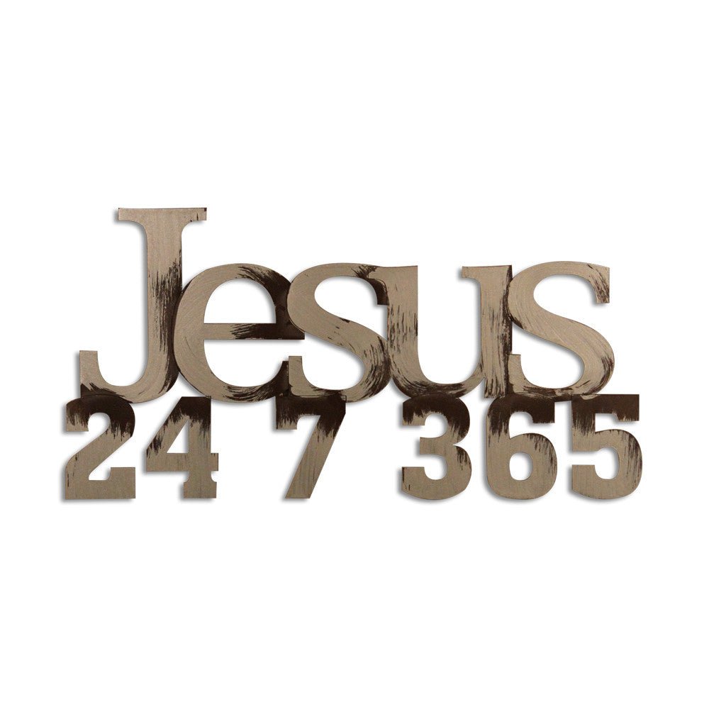 Jesus 24/7/365 Wall Decor
