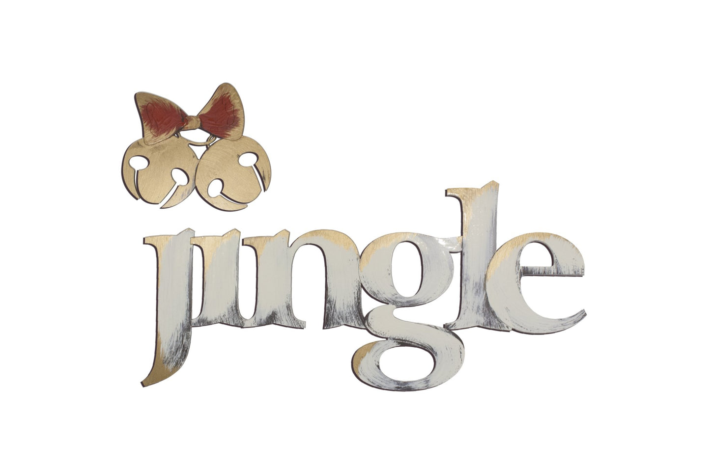 Jingle Bells Hand Painted Wall Word