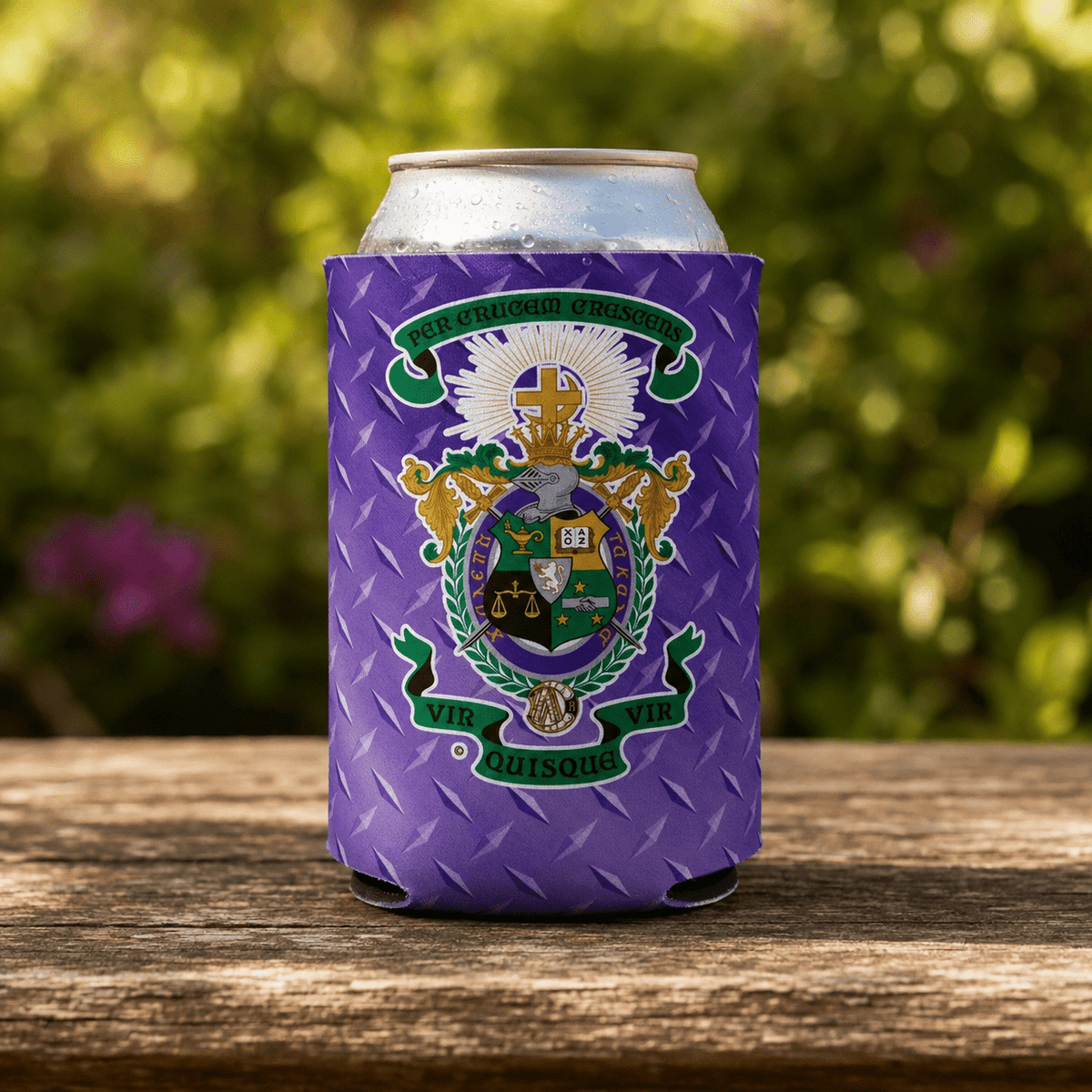 Lambda Chi Alpha Crest Can Cooler Set