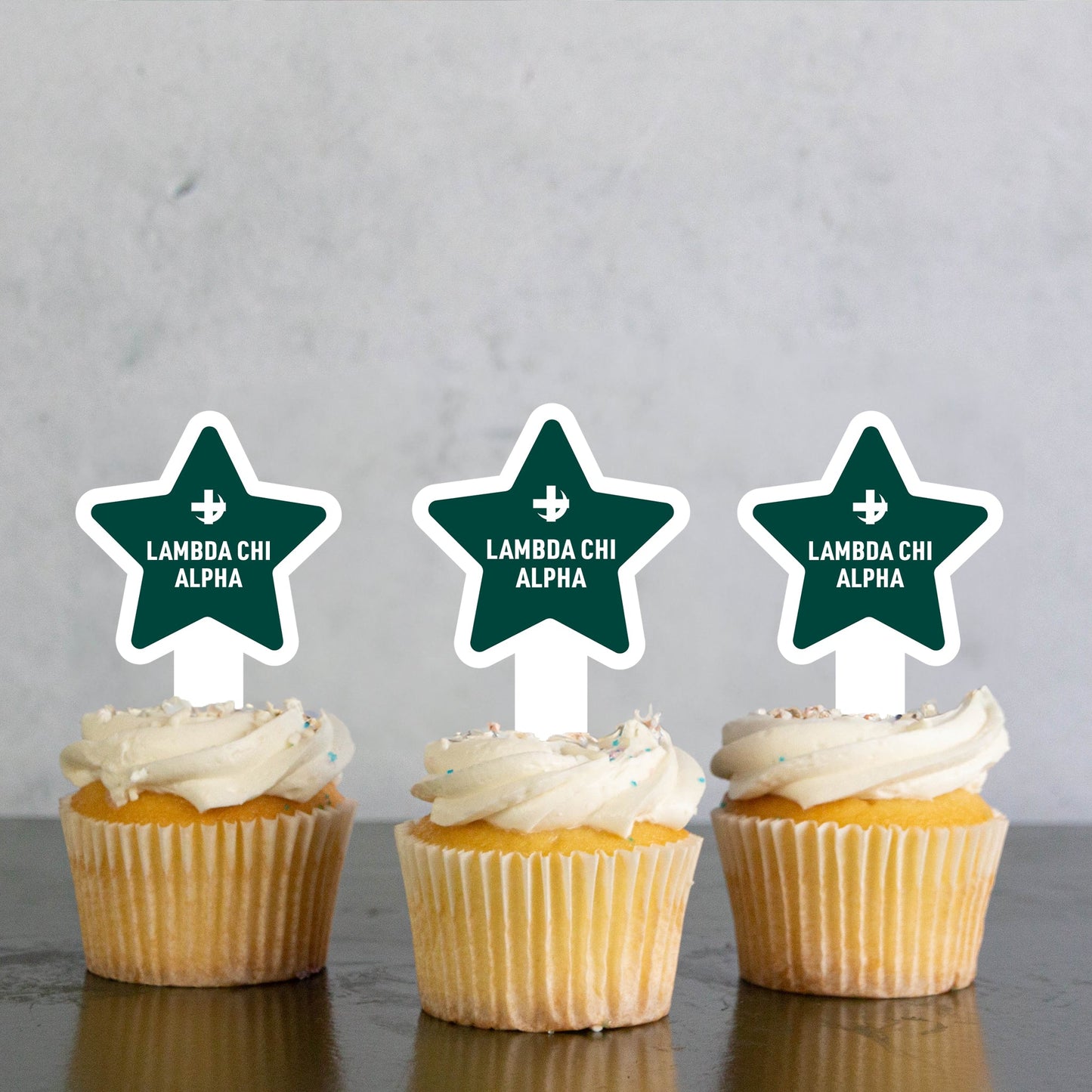 Lambda Chi Alpha Cupcake Toppers