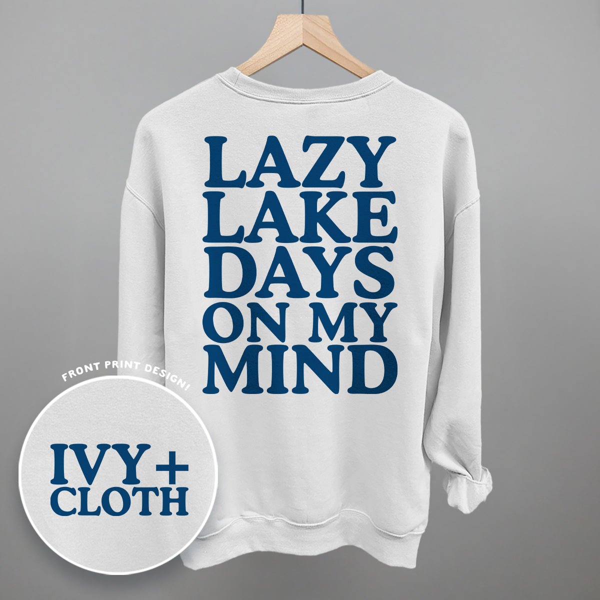 Lazy Lake Days (Back Print) Tee