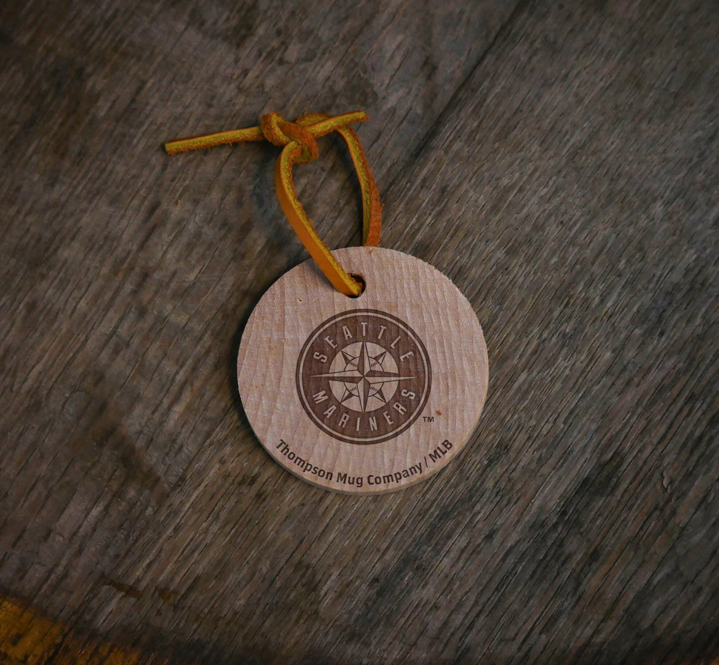 Official MLB Team Bat Slice Ornament – Choose From All 30 Teams | Real Wood Baseball Christmas Ornament | Laser Engraved, Made in the USA