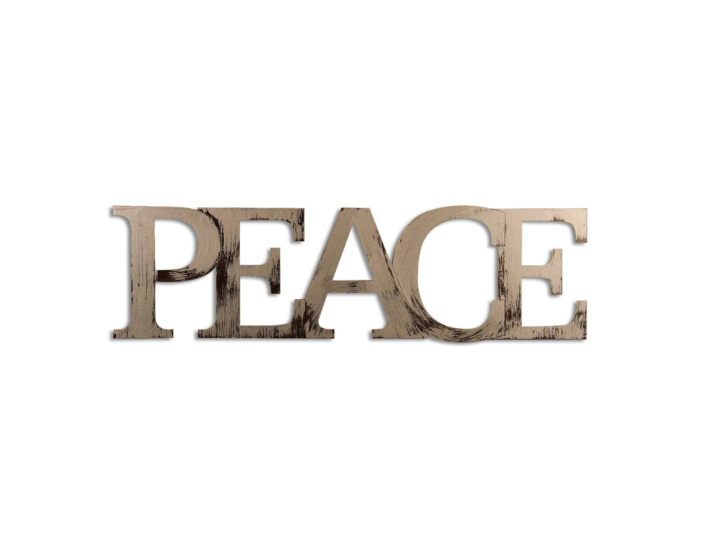 Peace Hand Painted Word Wall Decor