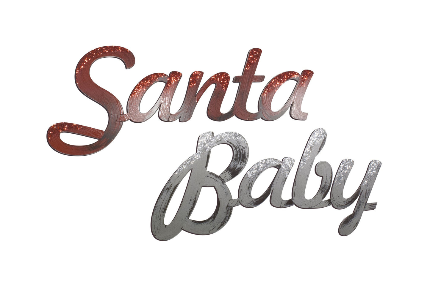 Santa Baby Hand Painted Wall Decoration
