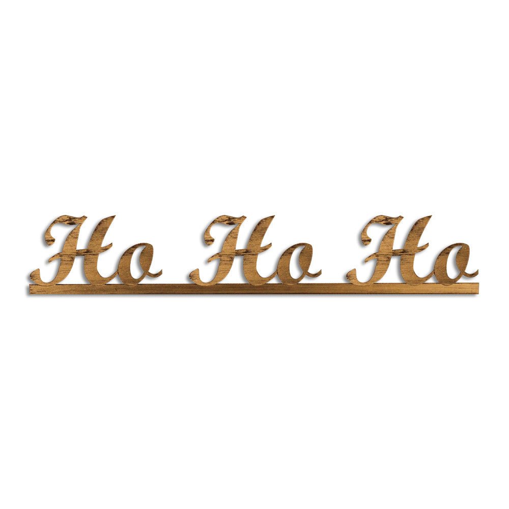 Santa 'Ho Ho Ho' Hand Painted Sign