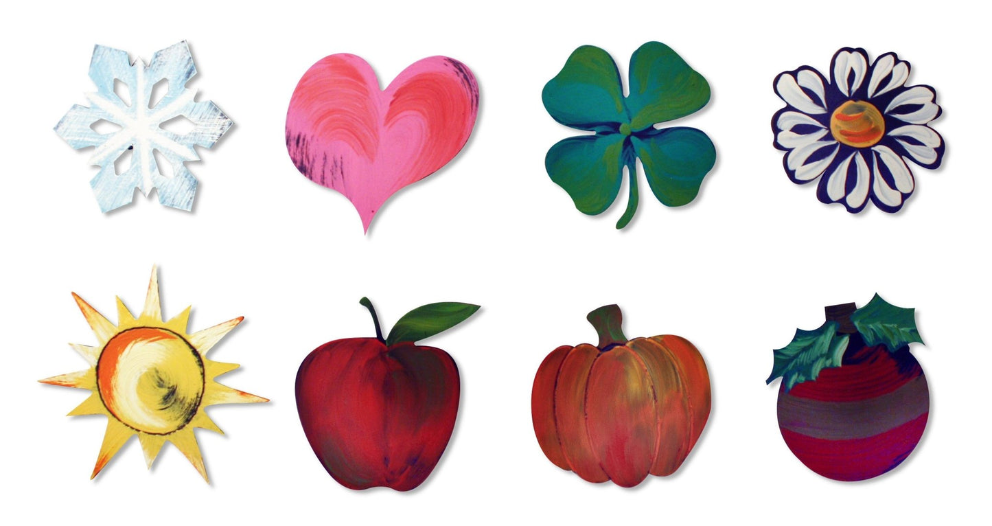 Seasonal Welcome Hand Painted Wall Word