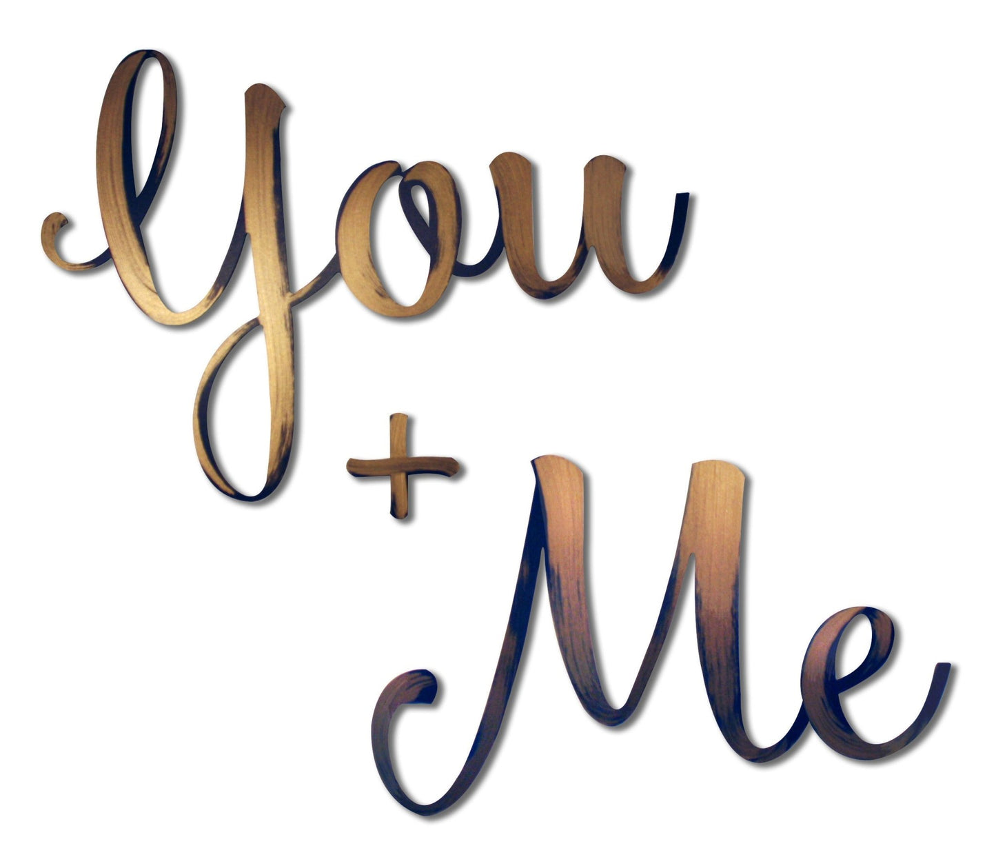 You + Me Hand Painted Wall Decor