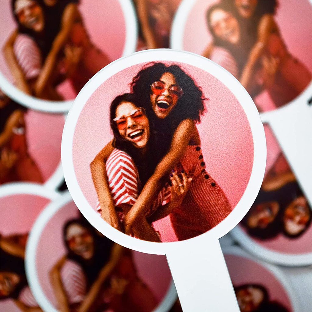 100 Photo Can Coolers and Photo Cupcake Toppers