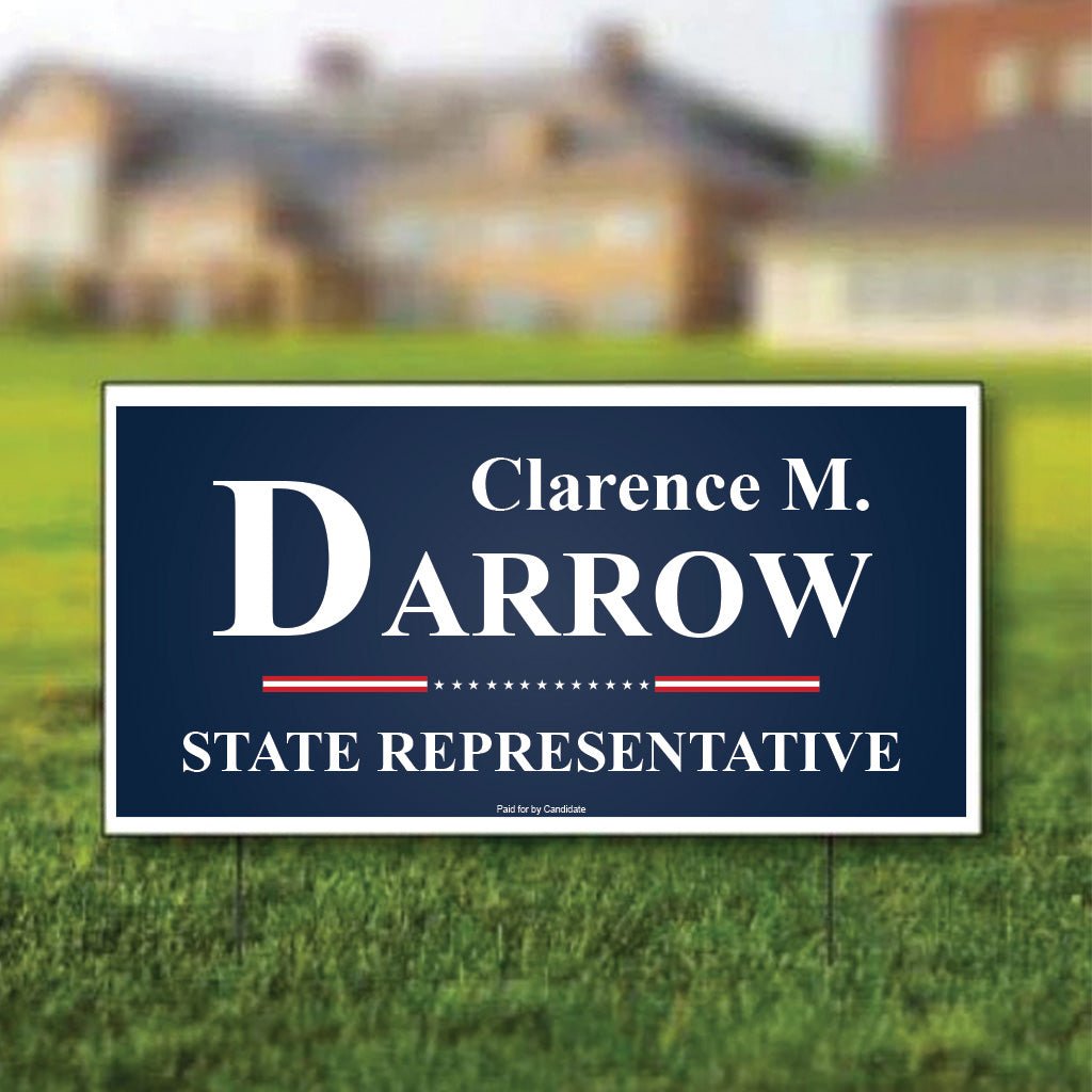 12"x24" Custom Political Yard Signs