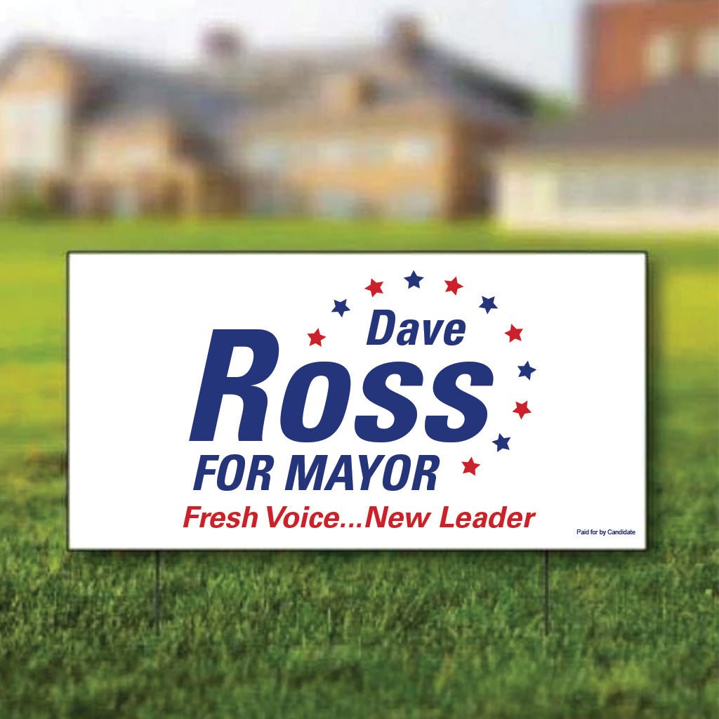 12"x24" Custom Political Yard Signs