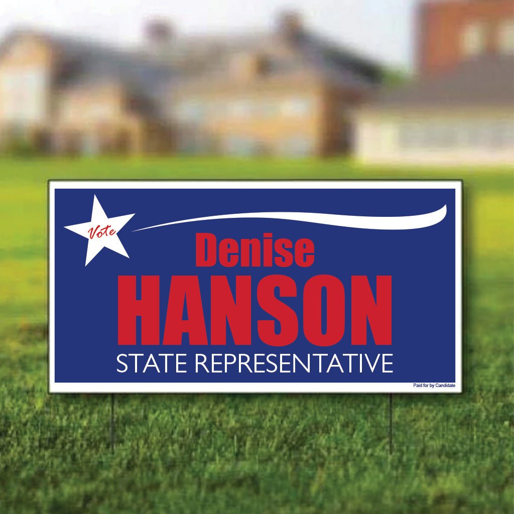 12"x24" Custom Political Yard Signs