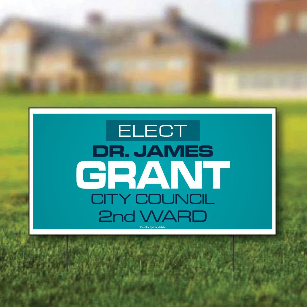 12"x24" Custom Political Yard Signs