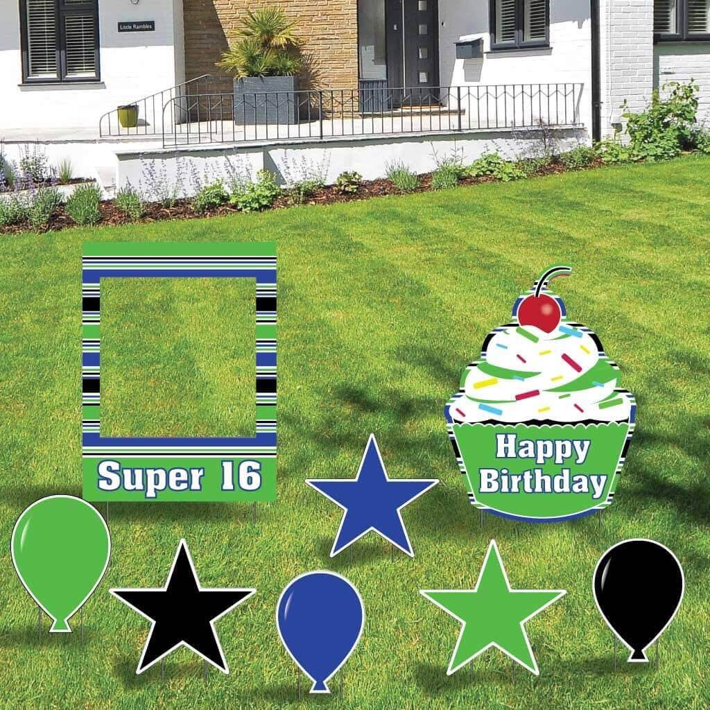 16th Birthday Photo Booth Frame and Yard Decoration