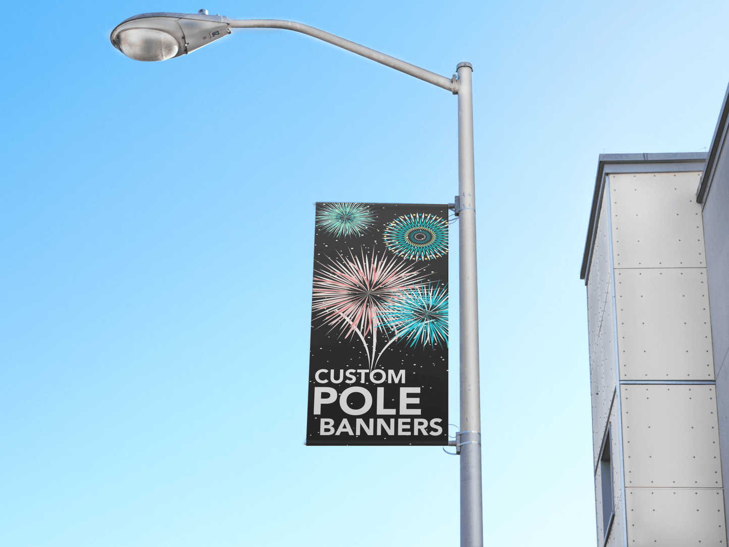 custom pole banner