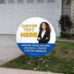 23.5" Political 2 Sided Round Yard Sign