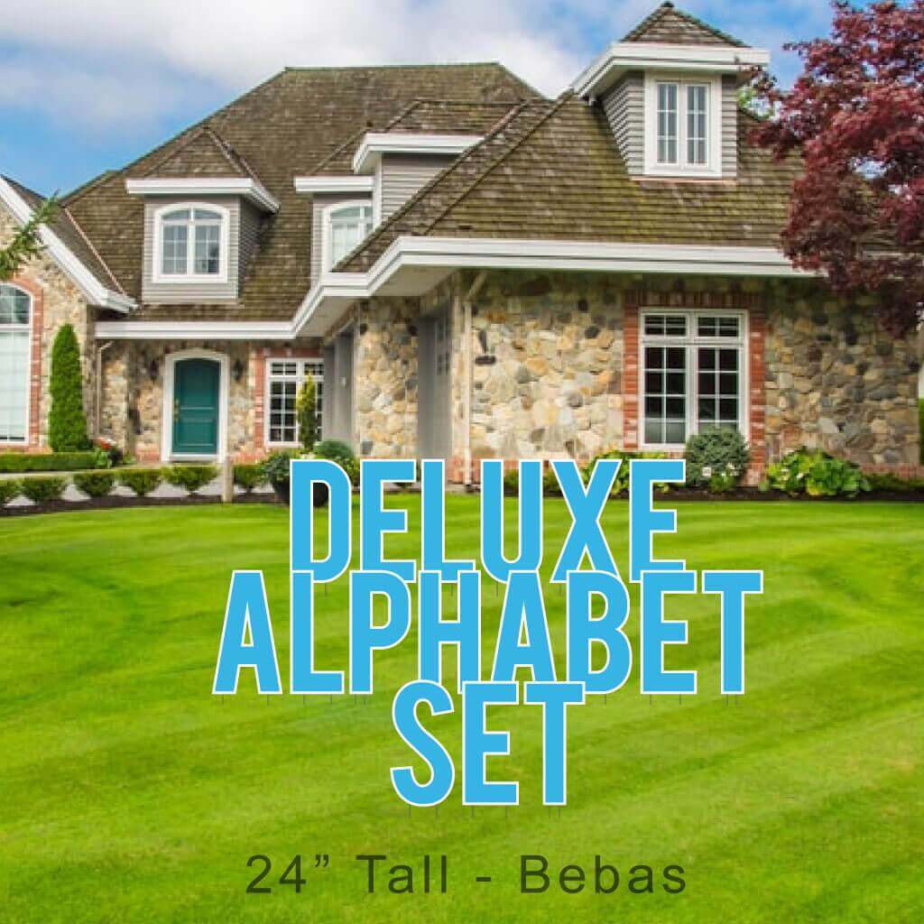 24" Bebas Solid Color Deluxe Alphabet Set - 130 pcs