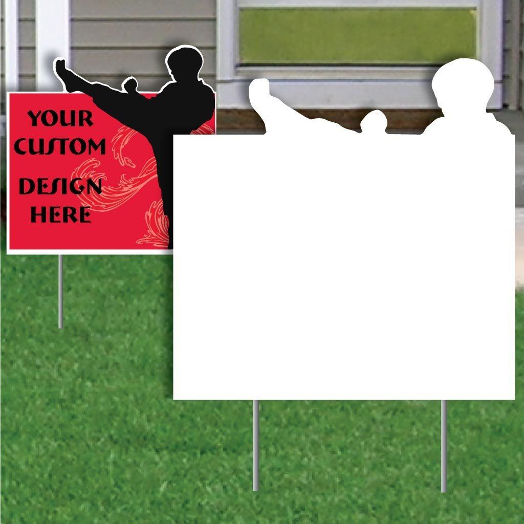 Martial Arts #4 4 mil Corrugated Plastic Yard Sign Blank