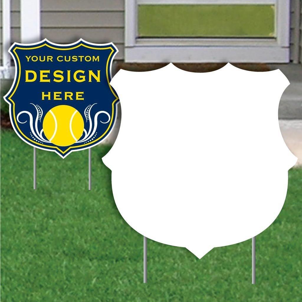 Shield 4 mil Corrugated Plastic Yard Sign Blank