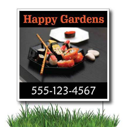 2'x2' Asian Restaurant Sign #2