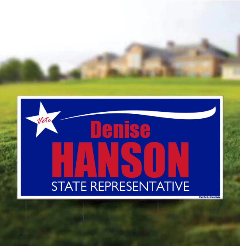 2'x4' Custom Political Road Signs