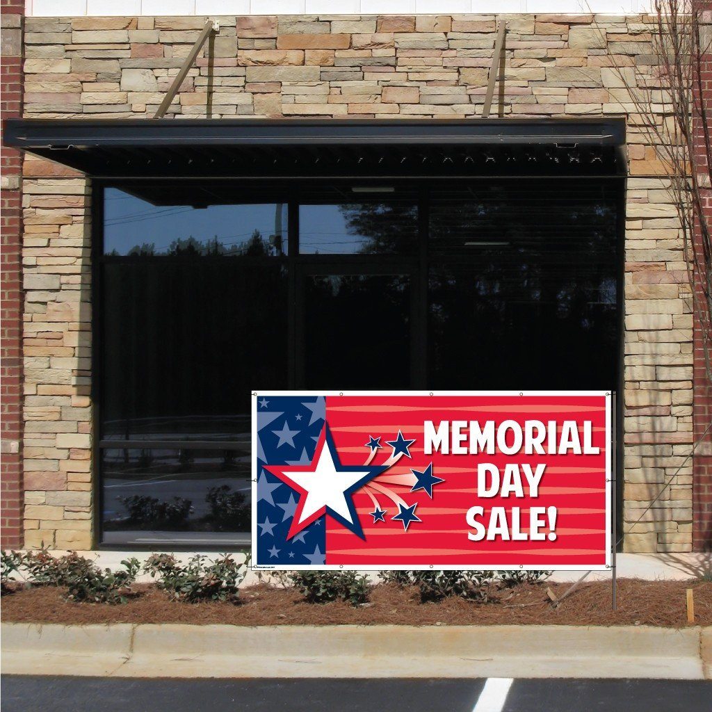 stokke memorial day sale Memorial Day Sale Vinyl Banner with Grommets
