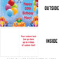 3' Custom Giant Birthday Presents & Balloons Greeting Card