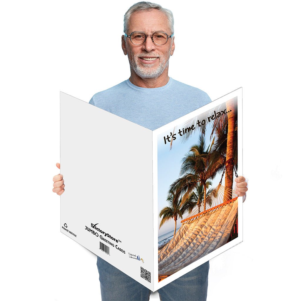 3' Giant Retirement Hammock Card