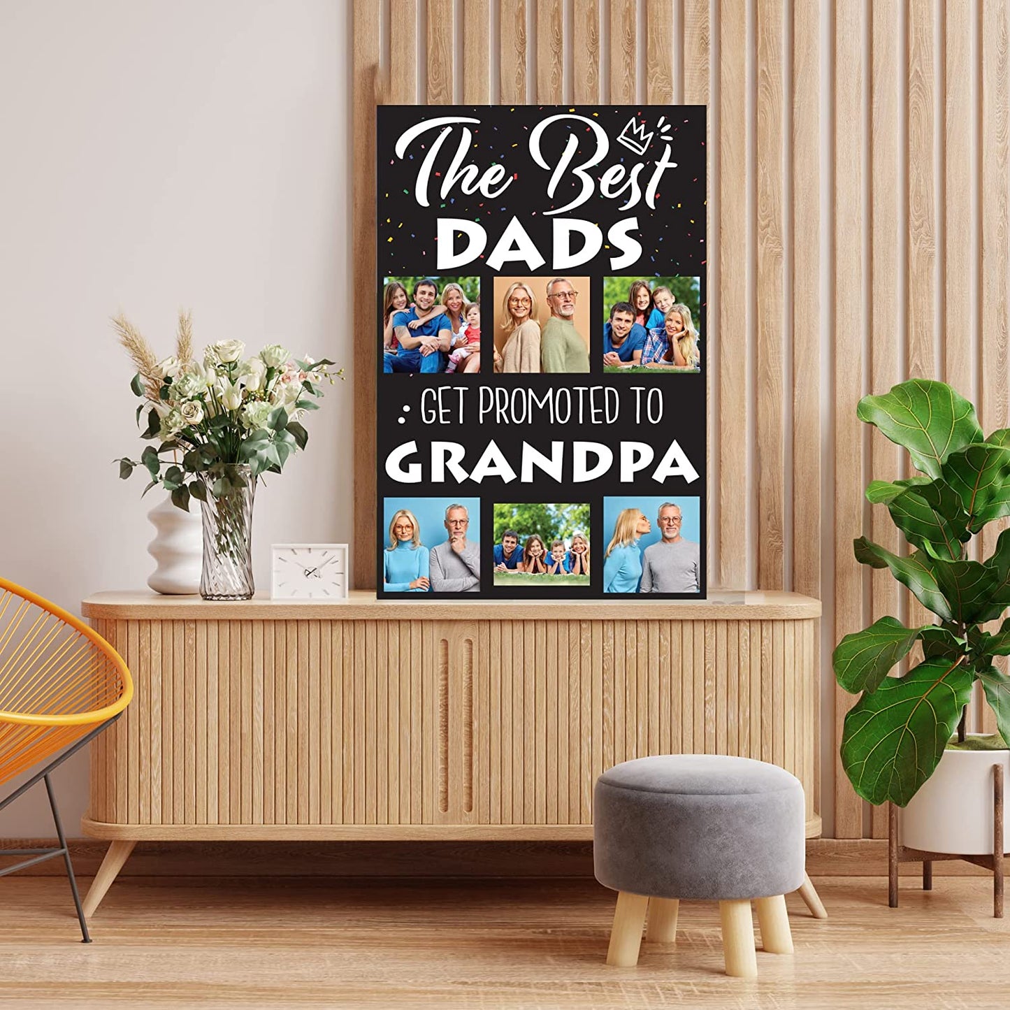 3' The Best Dads Get Promoted To Grandpa Father's Day Card