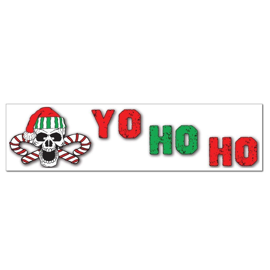 YO HO HO Chirstmas Bumper Magnet (Pair) - FREE SHIPPING