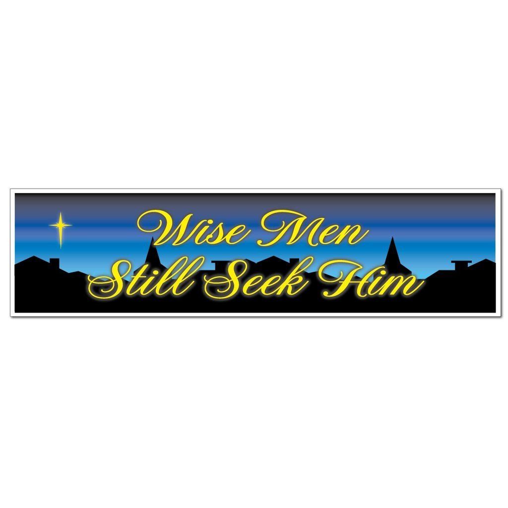 Wise Men Still Seek Him Bumper Magnet (Pair) - FREE SHIPPING