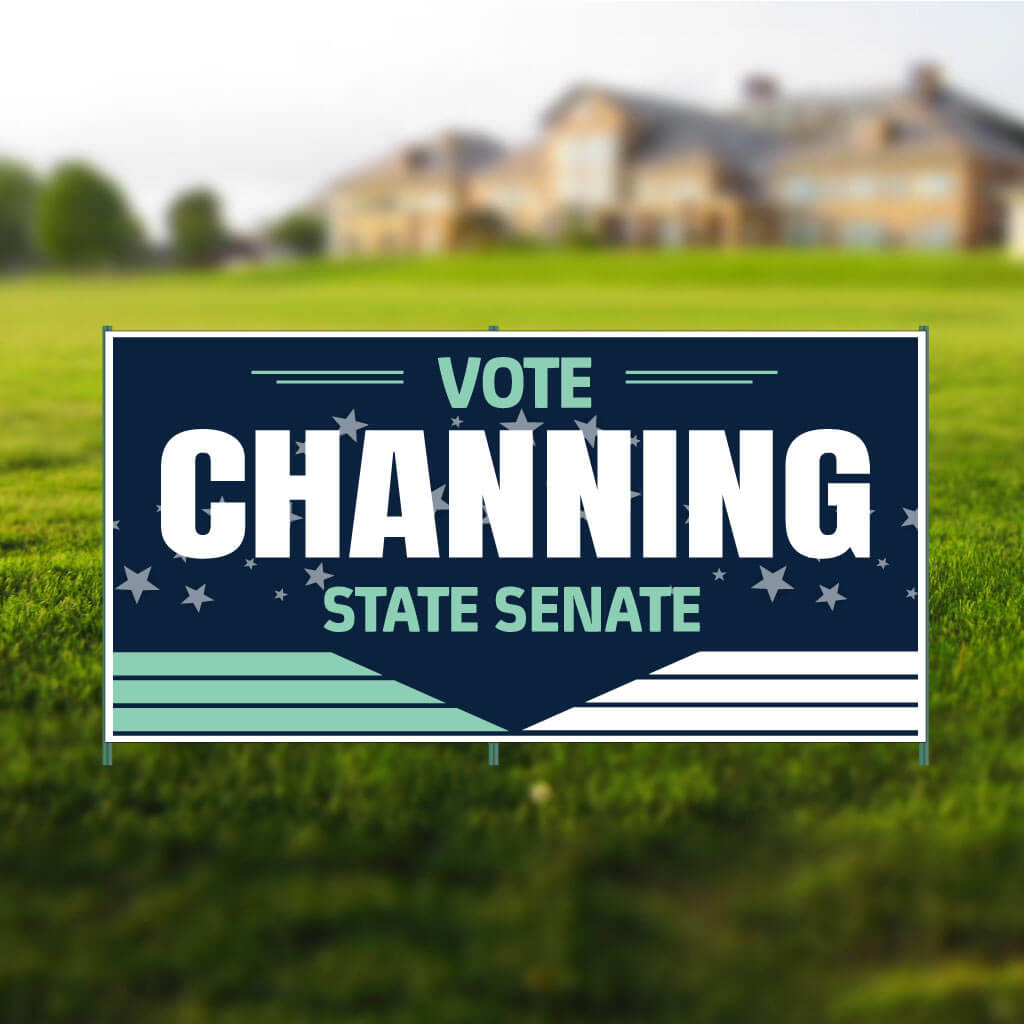 3'x6' Corrugated Plastic Yard Sign