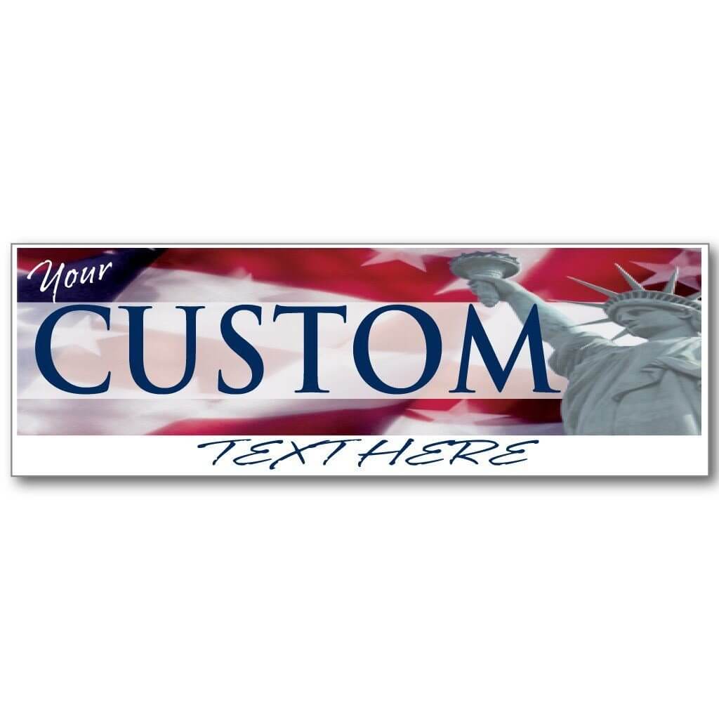 3"x9" Custom Bumper Magnet