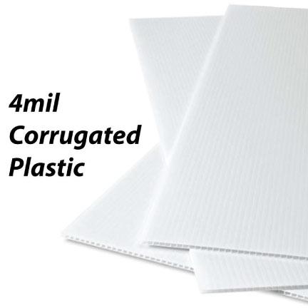 corrugated plastic yard signs