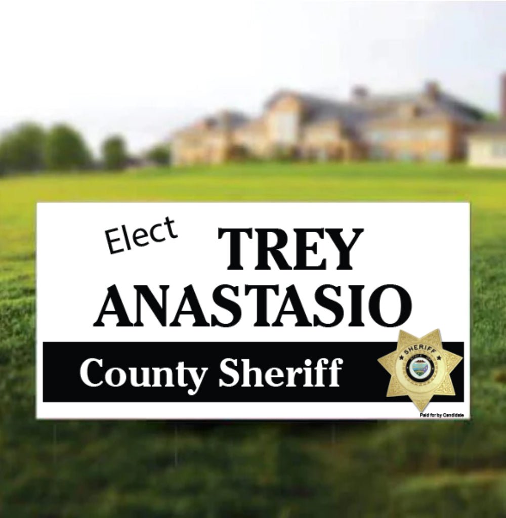 4'x8' Custom Political Road Sign